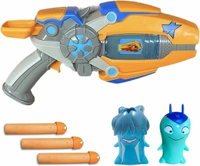 Slugterra Eli's Blaster & Mini Collectible Figurines Bundle, Set Includes 1 Blaster, 2-Pack Slug Characters & 3 Foam Slug Ammo, Toy for Kids & Teens
