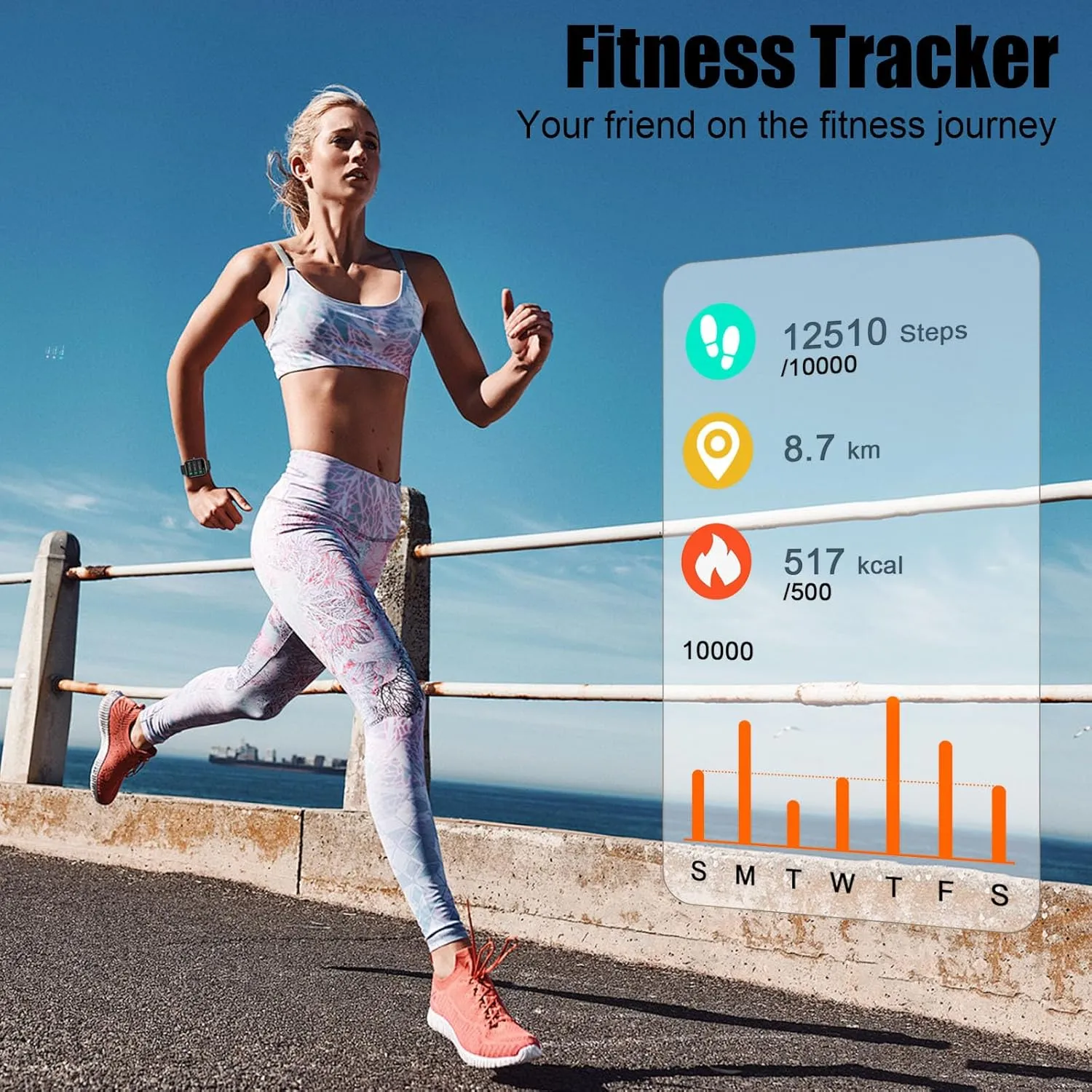 Smart Watch for Men Women, 1.96" HD Fitness Tracker Running Watch (Answer/Make Call), IP68 Waterproof,Pedometer, Sleep/Step/Activity/Heart Rate Monitor,110  Sport Mode Smartwatch for iOS Android Phone