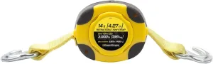SMARTSTRAPS - 171 SmartStraps 14-Foot Tow Strap 9,000 lbs Break Strength - 3,000 lbs Safe Work Load – Recover Stuck Vehicles and Machinery – Designed for Commercial Duty, Small, Yellow