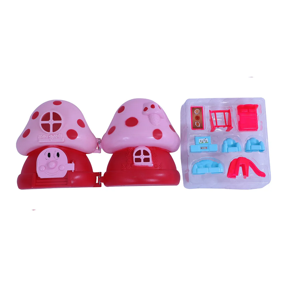 Snow White Twin Doll House | Girls Role Playset | Pretend Play | Doll House with Furniture | Dollhouse Accessories | Imaginative Play | Playhouse | For Kids Age 3  years