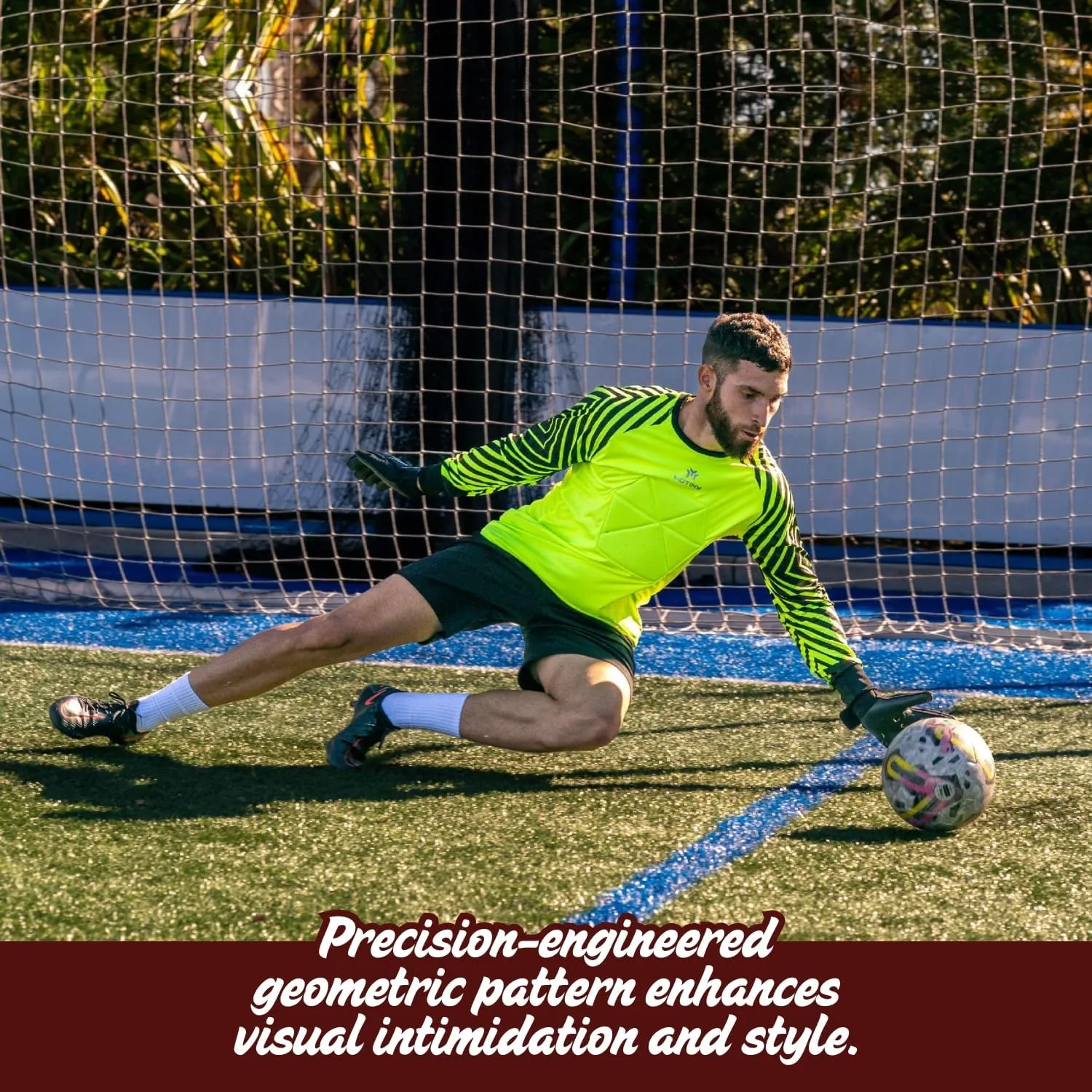 Soccer Goalie Jersey - Pro Series - Chest & Elbow Padded - Quick-Dry Fabric - Ergonomic Fit - Enhanced Durability