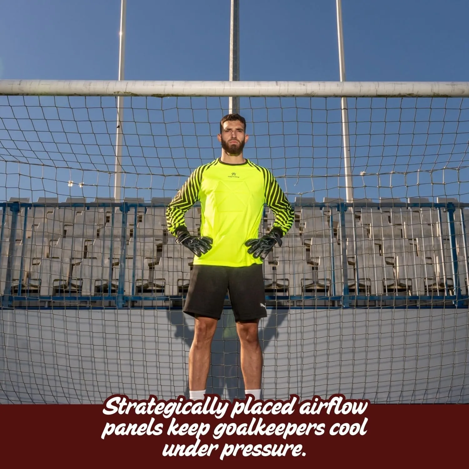 Soccer Goalie Jersey - Pro Series - Chest & Elbow Padded - Quick-Dry Fabric - Ergonomic Fit - Enhanced Durability