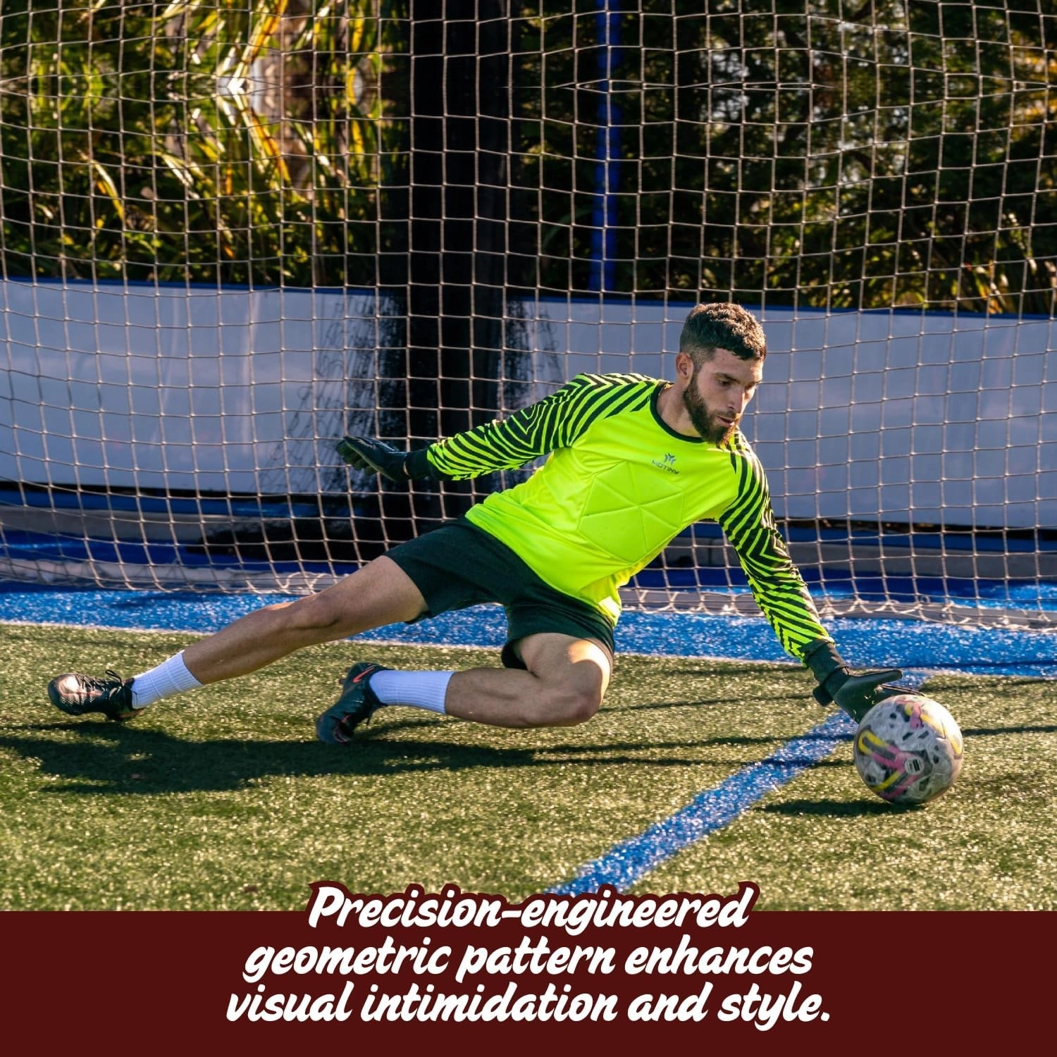 Soccer Goalie Jersey - Pro Series - Chest & Elbow Padded - Quick-Dry Fabric - Ergonomic Fit - Enhanced Durability