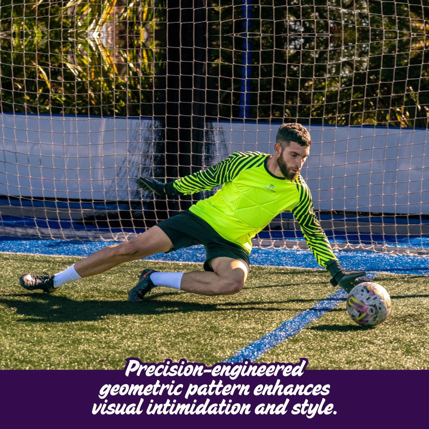 Soccer Goalie Jersey - Pro Series - Chest & Elbow Padded - Quick-Dry Fabric - Ergonomic Fit - Enhanced Durability