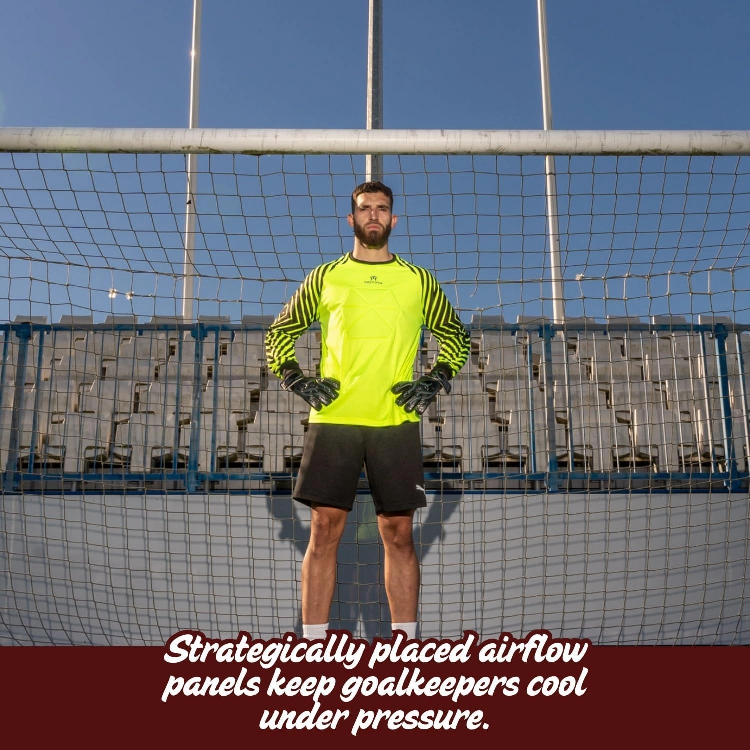 Soccer Goalie Jersey - Pro Series - Chest & Elbow Padded - Quick-Dry Fabric - Ergonomic Fit - Enhanced Durability