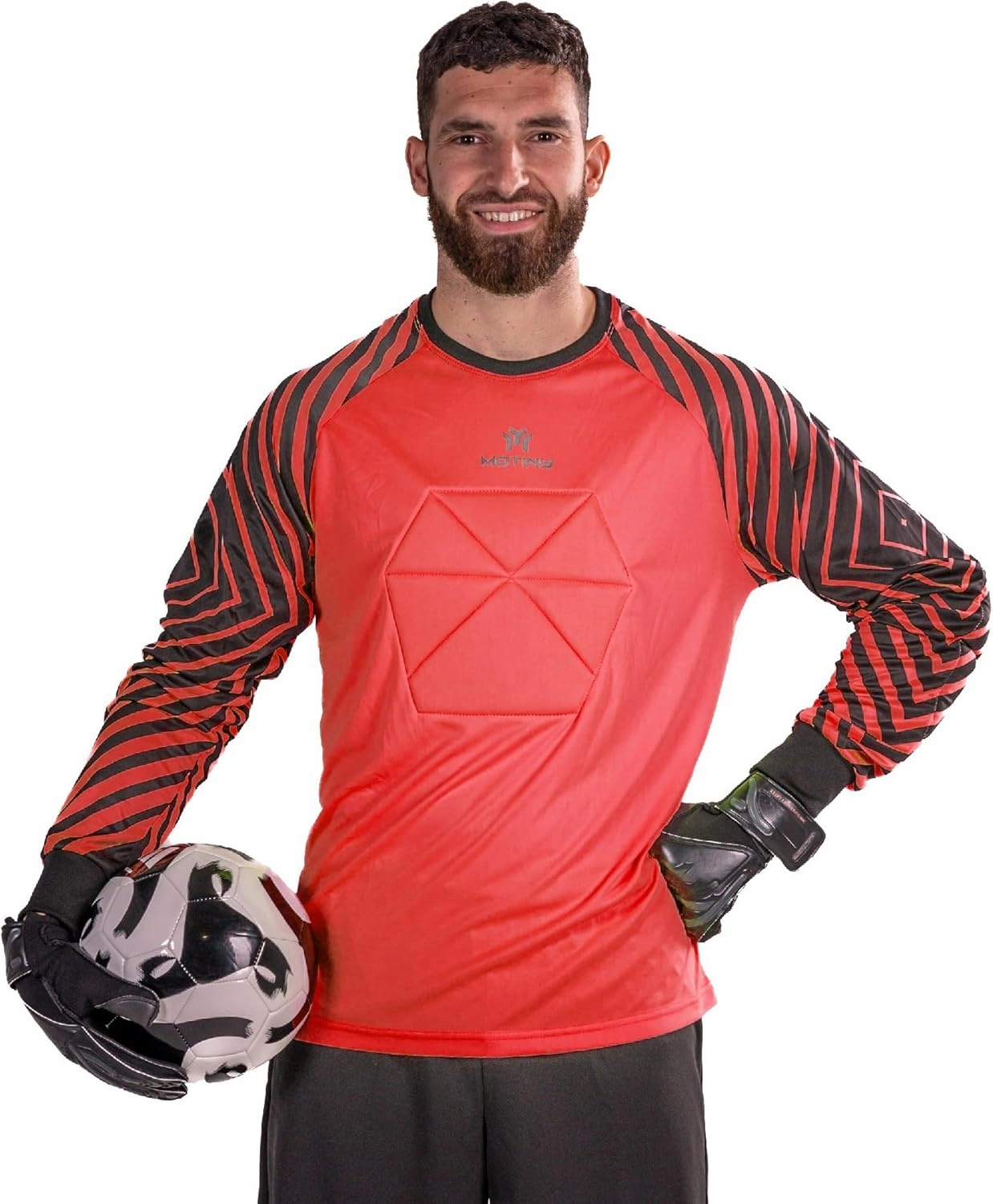 Soccer Goalie Jersey - Pro Series - Chest & Elbow Padded - Quick-Dry Fabric - Ergonomic Fit - Enhanced Durability
