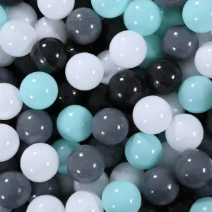 Soft Plastic Ball Pit Balls, 100 200 500pcs Plastic Toy Balls for Kids, Crush Proof Stress Balls for Baby Toddler Birthday Party, Ball Pits Play Tent, Baby Pool Water Toys, Party Decoration