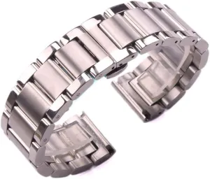 solid 316l stainless steel watchbands silver 18mm 20mm 21mm 22mm 23mm 24mm metal watch band strap wrist watches bracelet