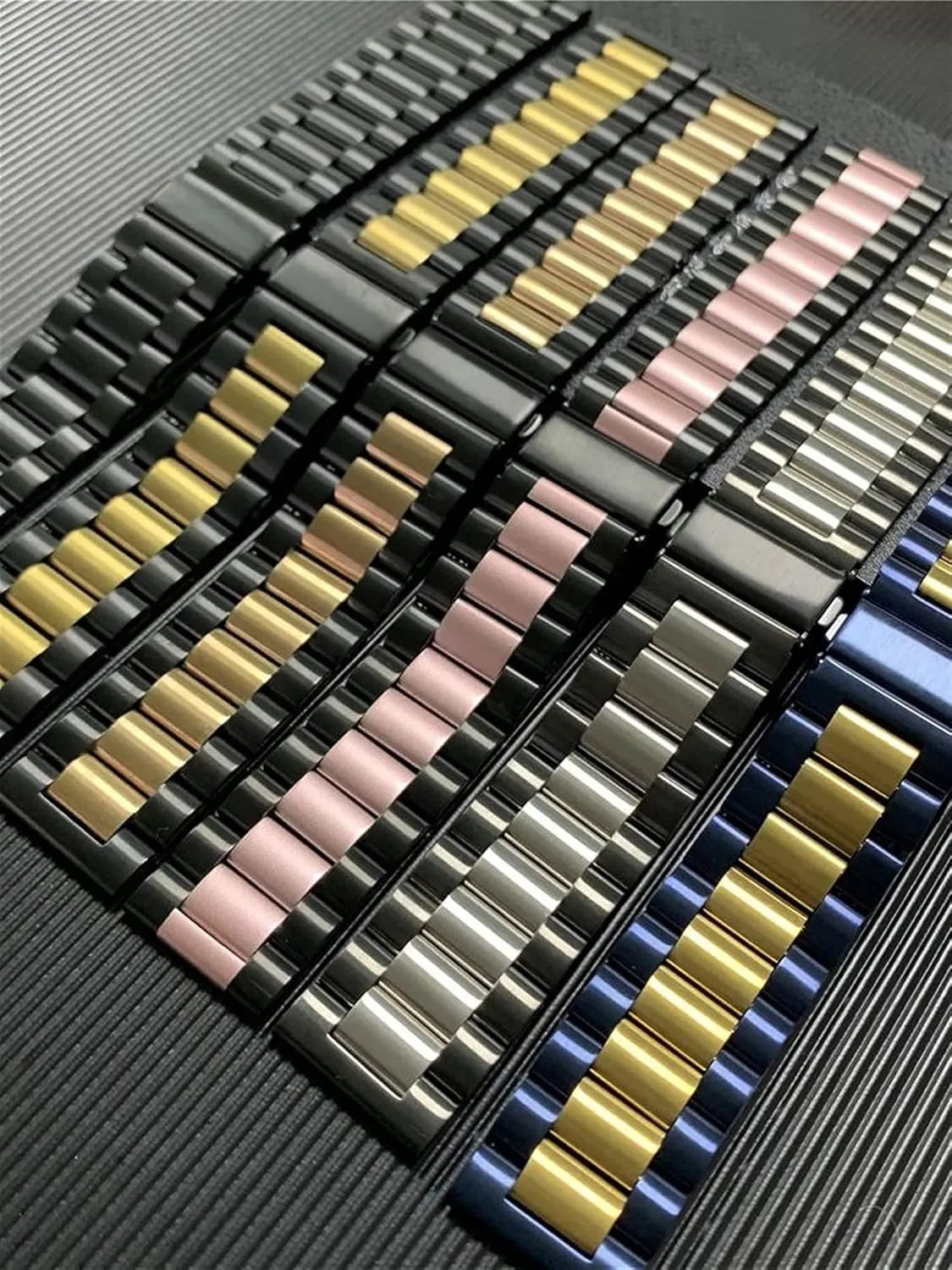 solid metal wristband for watch strap, quick release stainless steel strap replacement 20mm 22mm bracelet