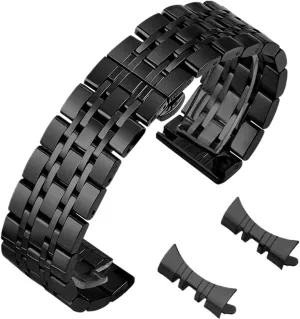 Solid Stainless Steel Band 18mm 20mm 22mm Universal Smartwatch Replacement Strap Bracelet Men Business Watchband Belt