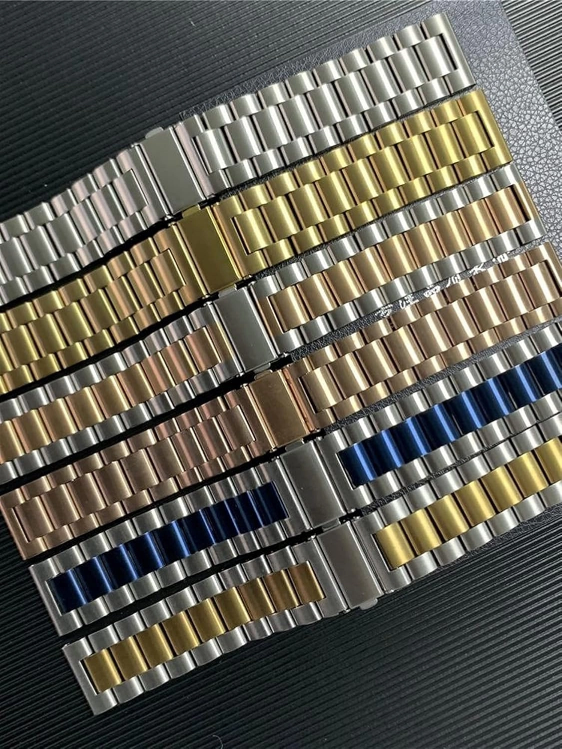 solid metal wristband for watch strap, quick release stainless steel strap replacement 20mm 22mm bracelet