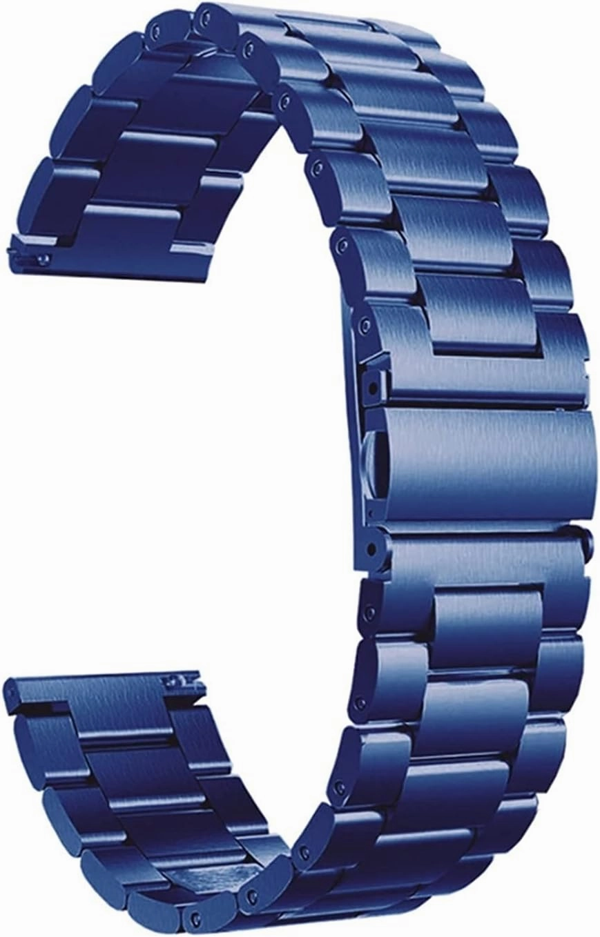 solid metal wristband for watch strap, quick release stainless steel strap replacement 20mm 22mm bracelet