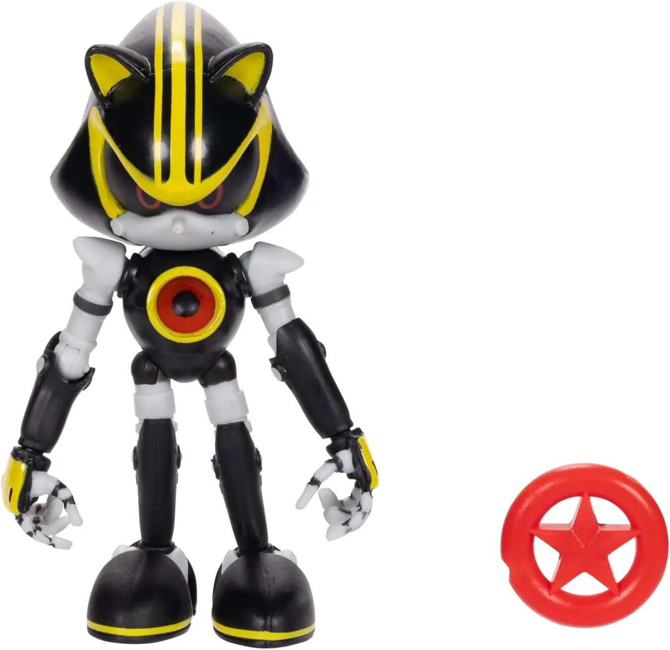 Sonic the Hedgehog 4-inch Metal Sonic 3.0 Action Figure with Red Star Accessory. Ages 3  (Officially licensed by Sega)