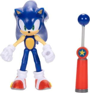 Sonic the Hedgehog 4-inch Sonic Action Figure with Blue Checkpoint Accessory. Ages 3  (Officially licensed by Sega)