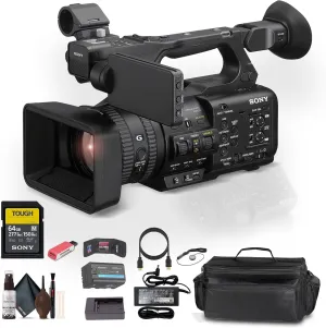 Sony HXR-NX800 4K HDR 1" Sensor NXCAM Camcorder (HXR-NX800) W/ 64GB SF-M Tough Series Memory Card   Large Case   Card Reader   Memory Wallet   Cap Keeper   Cleaning Kit   HDMI Cable