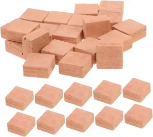Sosoport 3sets 40pcs Miniature Square Shape Bricks for DIY Landscaping Faux Model Decor for Creating Houses and Gardens Compact and Practical Building Accessories 40pcs*3
