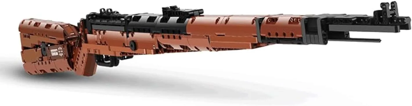 Sosuy Building Block Gun Sets, 98K DIY Shootable Rifle Model Guns Army Toys for Adult Teen Boys,Birthday for Men Kids Age 8 ,Realistic Bricks Collection for Military Fan 1025PCS