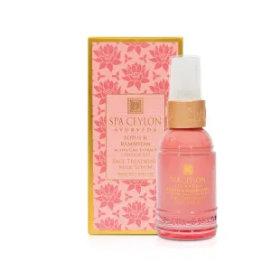 SPA CEYLON Lotus & Rambutan Face Treatment Milk Serum | Renewing Skin Serum | Skin Repair Serum for Sensitive Skin | 30ml