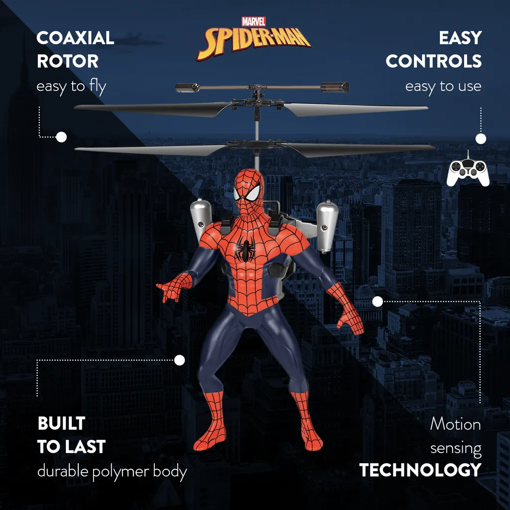 Spider-Man IR Remote Control Flying Figure