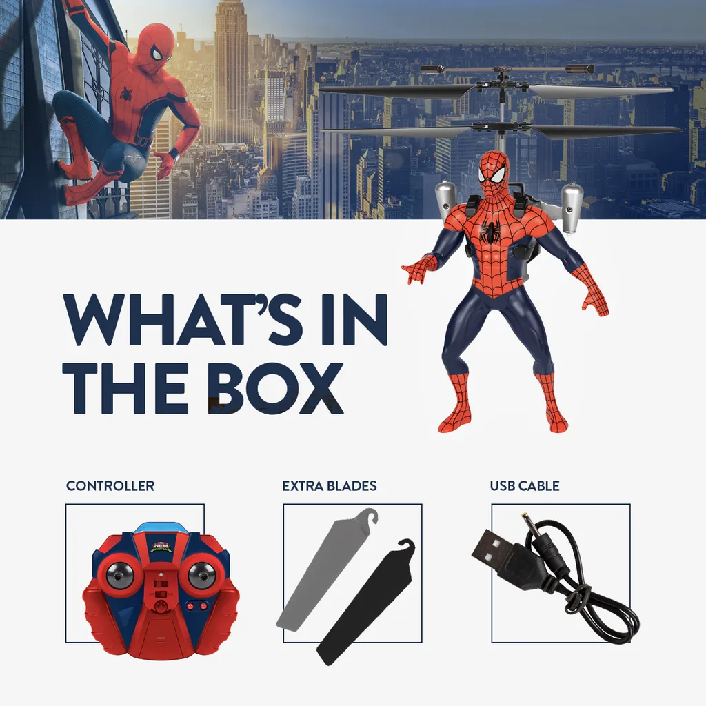 Spider-Man IR Remote Control Flying Figure