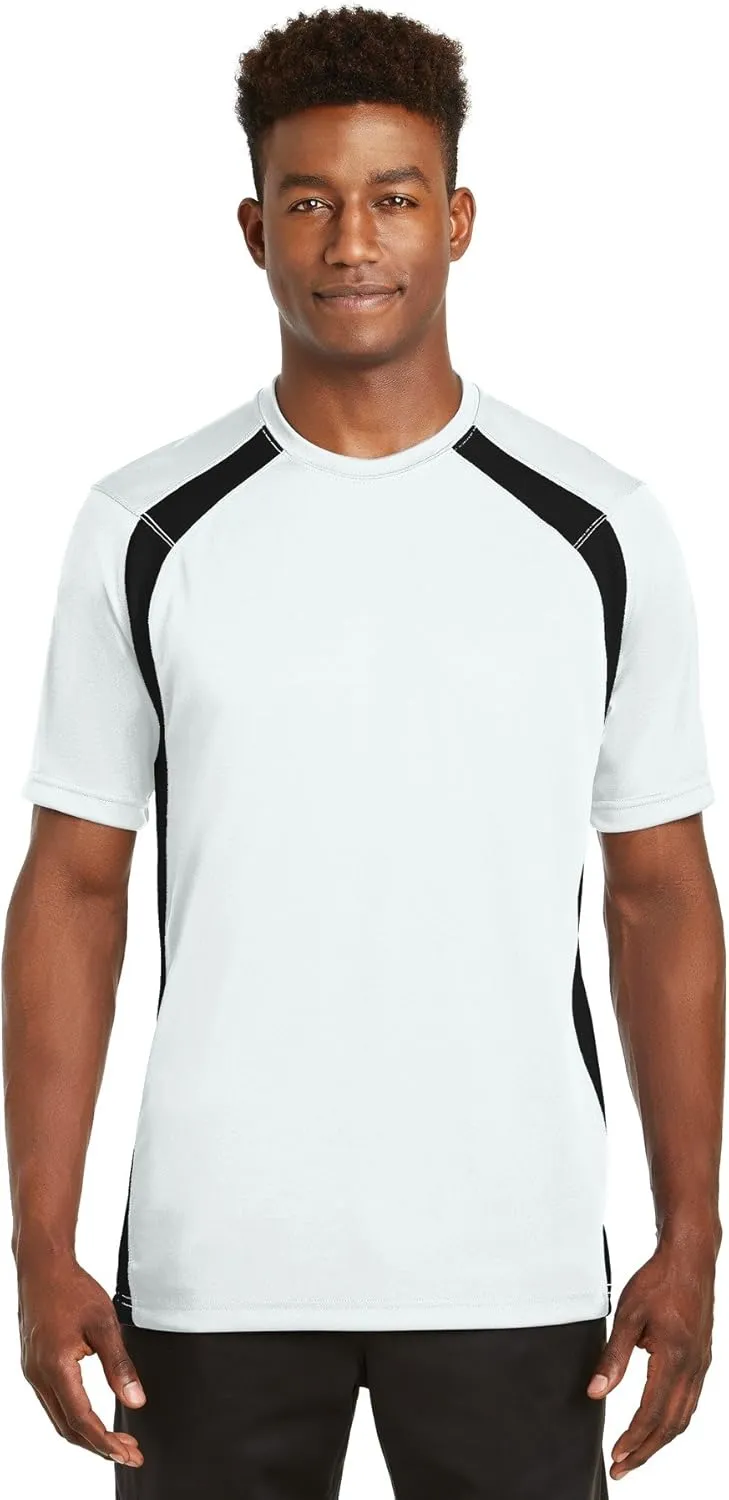SPORT-TEK Men's Dry Zone Colorblock Crew