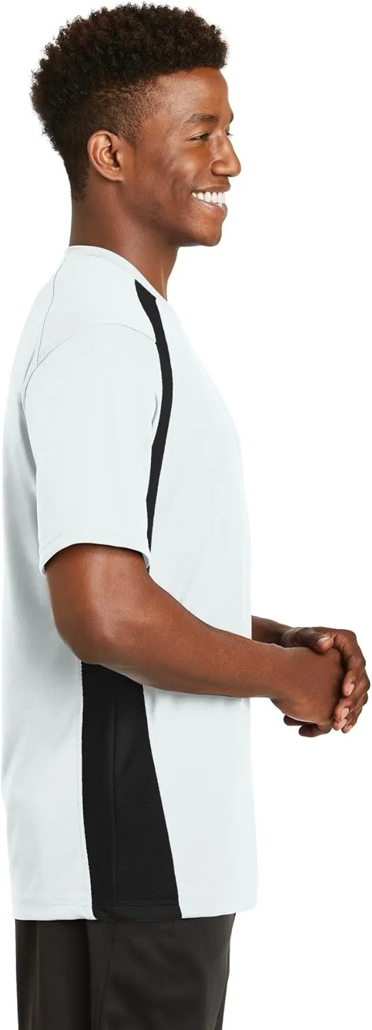 SPORT-TEK Men's Dry Zone Colorblock Crew