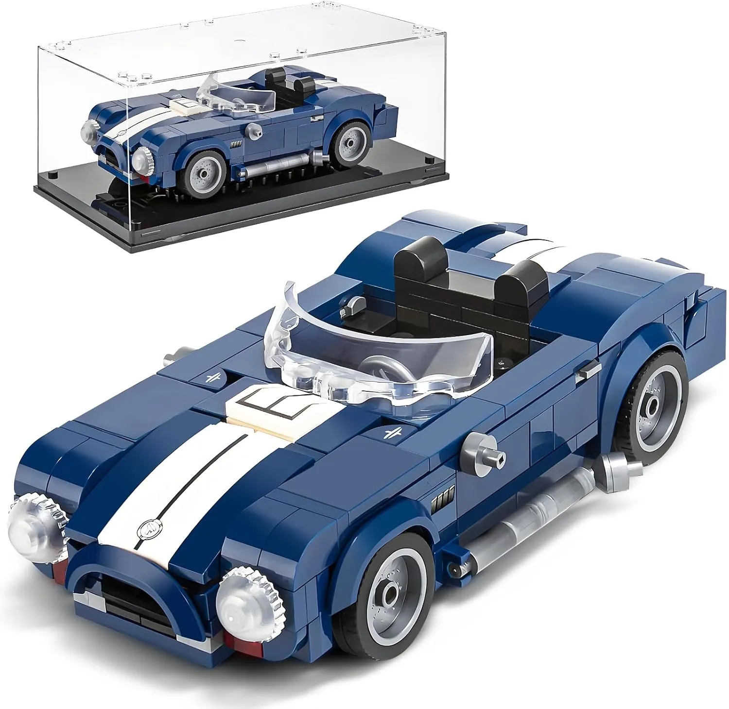 Sports Car Building Set for Adults, Classic Racing Car Collectible Decor Model Kit with Display Box, Cool Vehicles Gifts for Kids Boys Teens Age 8-14 12-16 (324 Pieces)