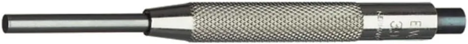 Stahlwille 70090005 Pin Punch with Guide Sleeve, 2.8 mm Diameter Tip, Made of Hardened Steel, 97 mm Long, Knurled Grip Handle, for Removal of Metal Pins from a Hole, Made in Germany