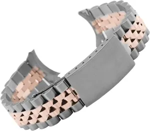 Stainless Steel Band Metal Band 20mm 21mm 22mm Replacement Wristband For Smart Watch Quartz Watch Universal Watch Accessories