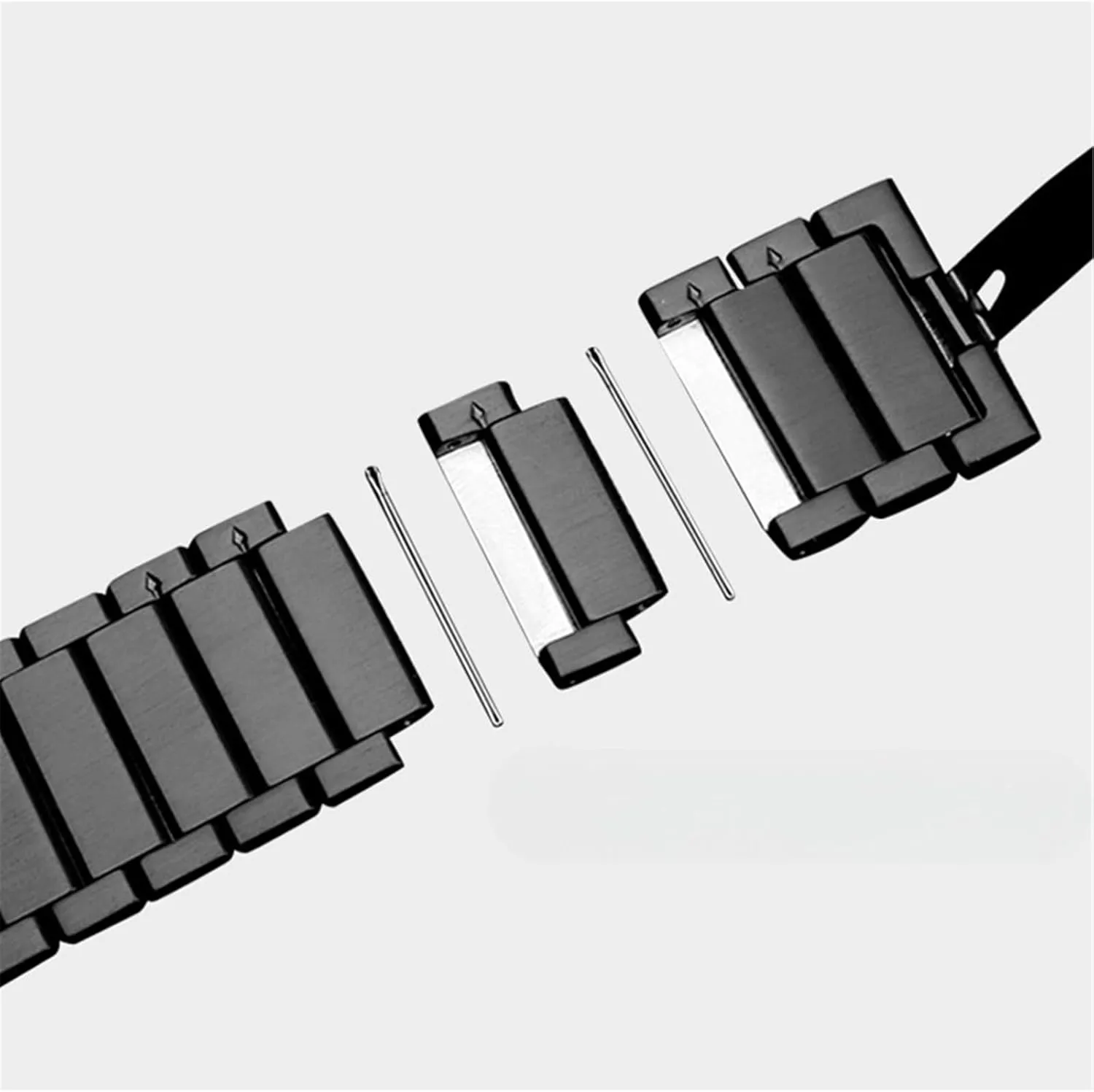 Stainless Steel Strap 20mm 22mm Metal Wristband Smart Replacement Watchband Men Universal Band
