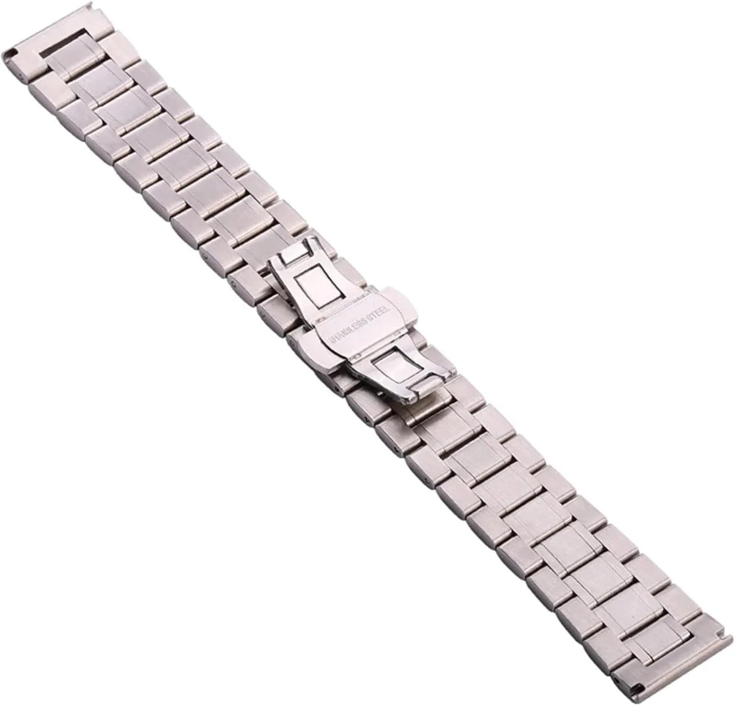 Stainless Steel Strap Metal Replacement Watchbands Women Men Universal Watch Strap