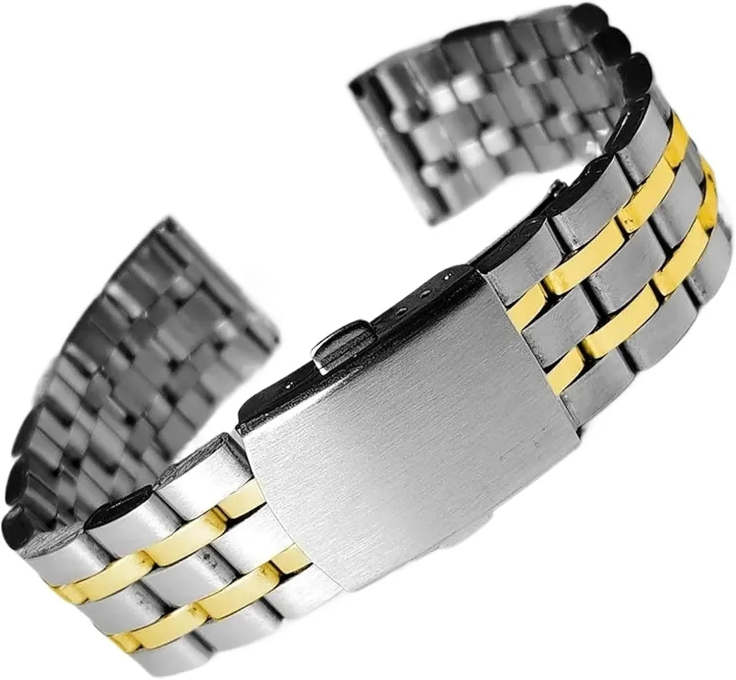 Stainless Steel Watch Band 18mm Metal Universal Replacement Wristband