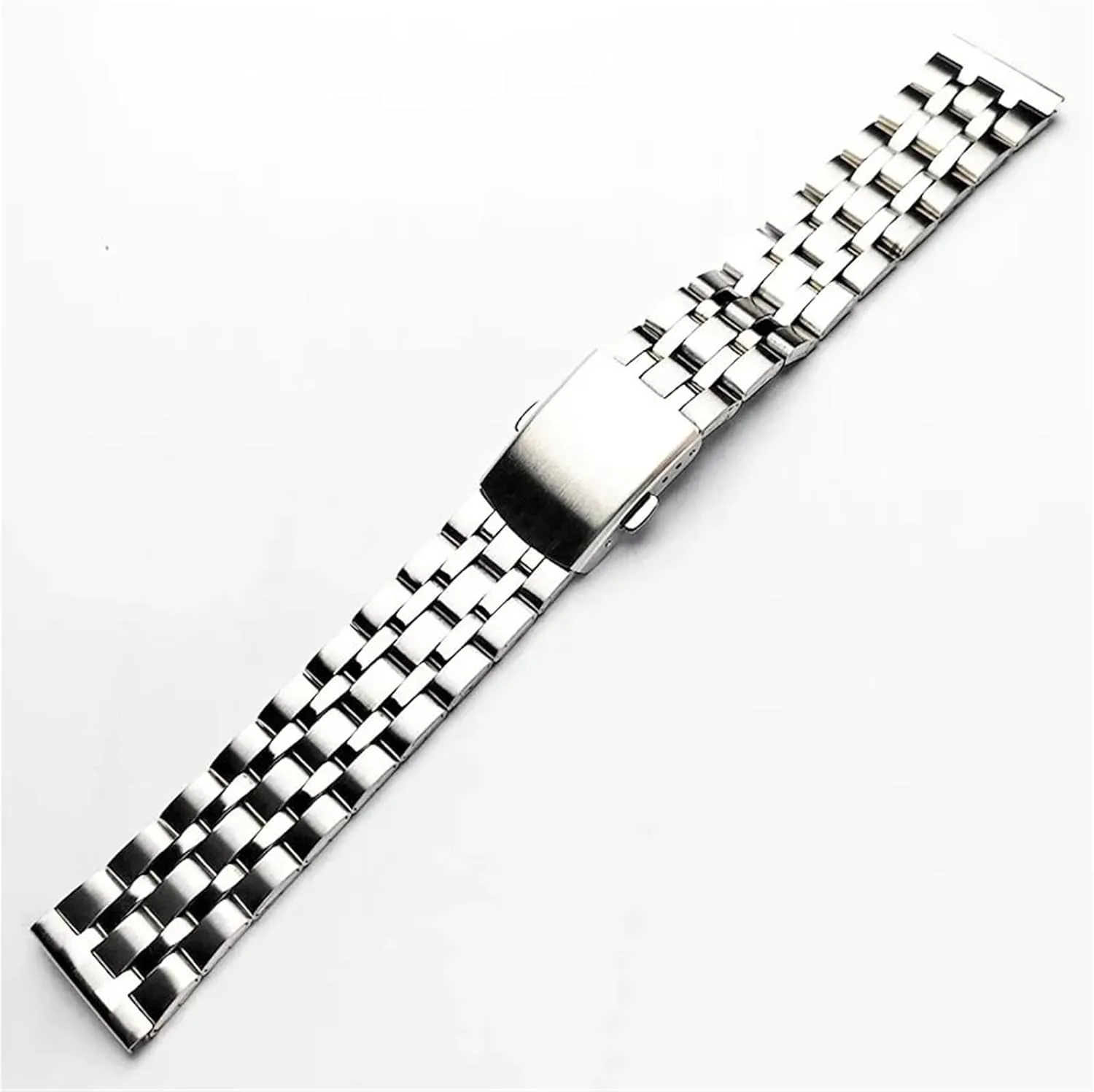 Stainless Steel Watch Band 18mm Metal Universal Replacement Wristband