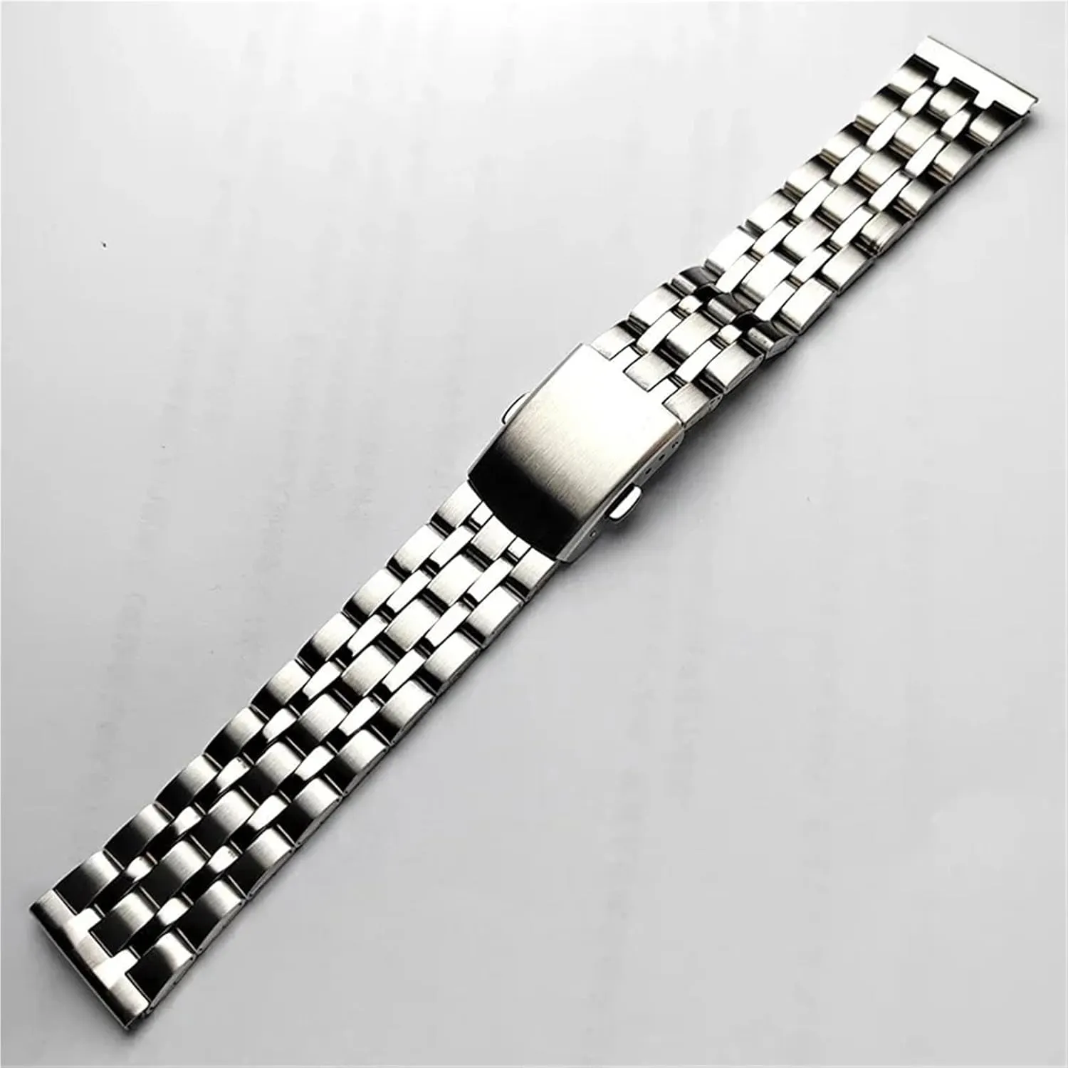 Stainless Steel Watch Band 18mm Metal Universal Replacement Wristband