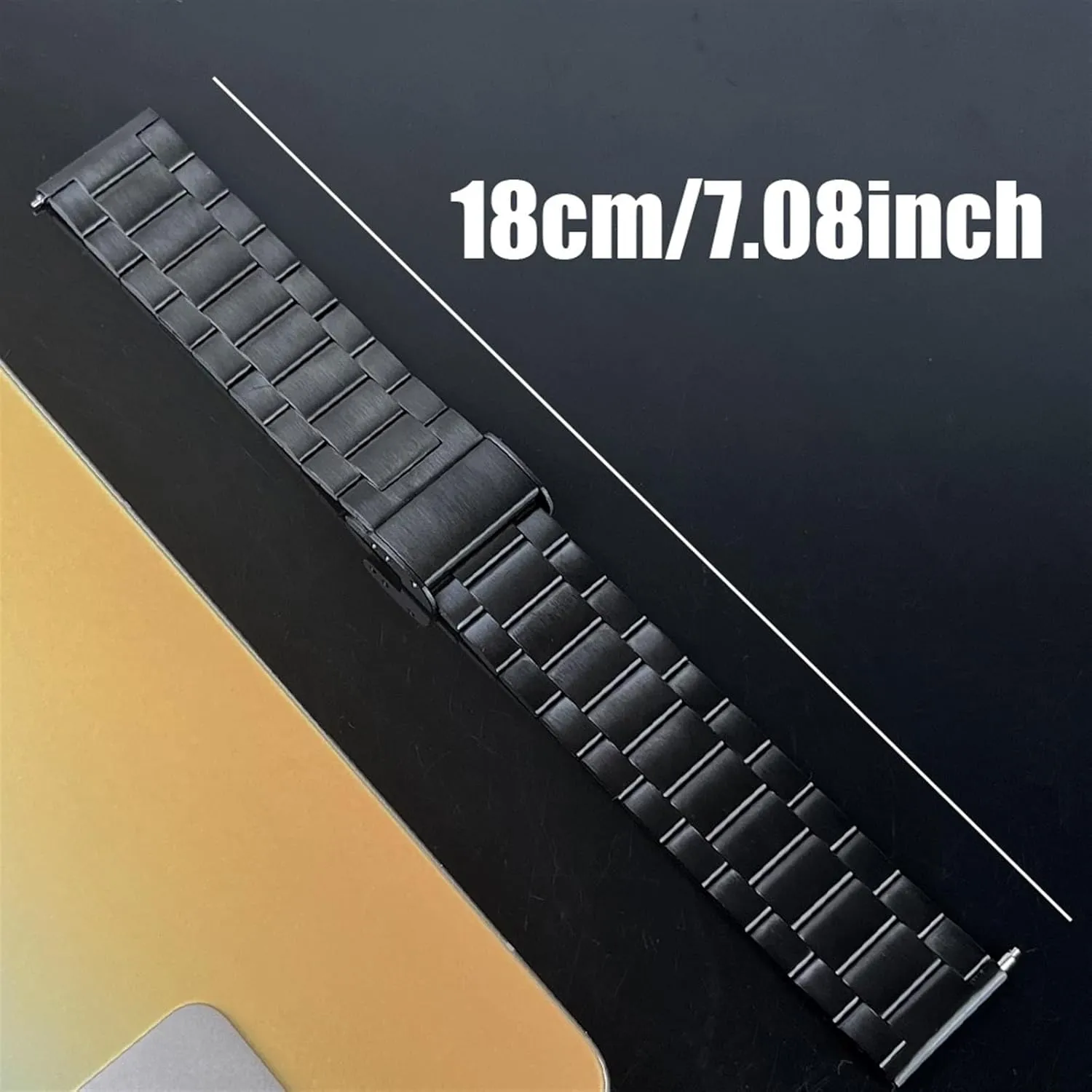 Stainless Steel Watch Band 22mm Metal Wristband for Smart Watch Quartz Watch Men Women Quick Change Watch Accessories