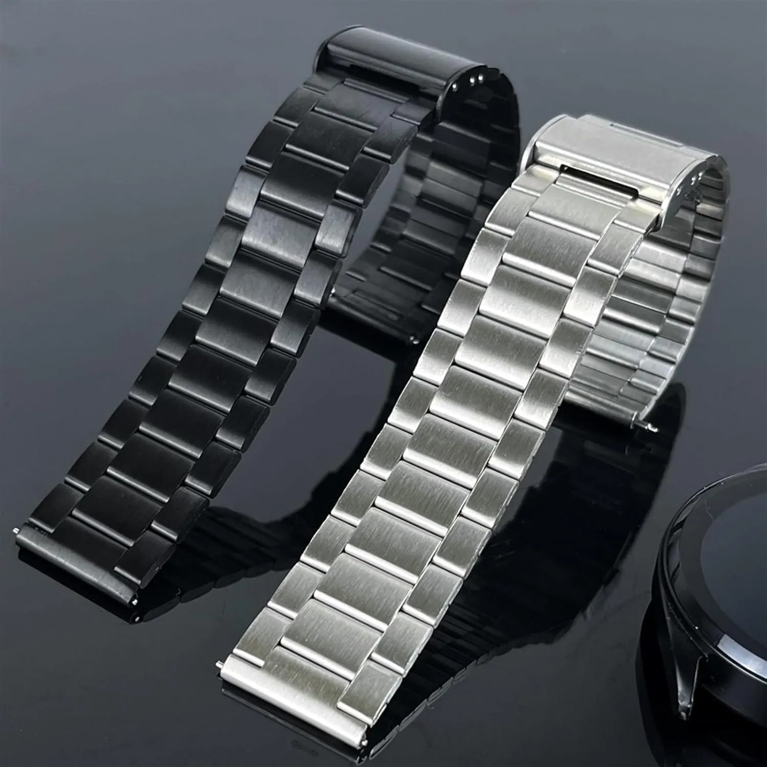 Stainless Steel Watch Band 22mm Metal Wristband for Smart Watch Quartz Watch Men Women Quick Change Watch Accessories