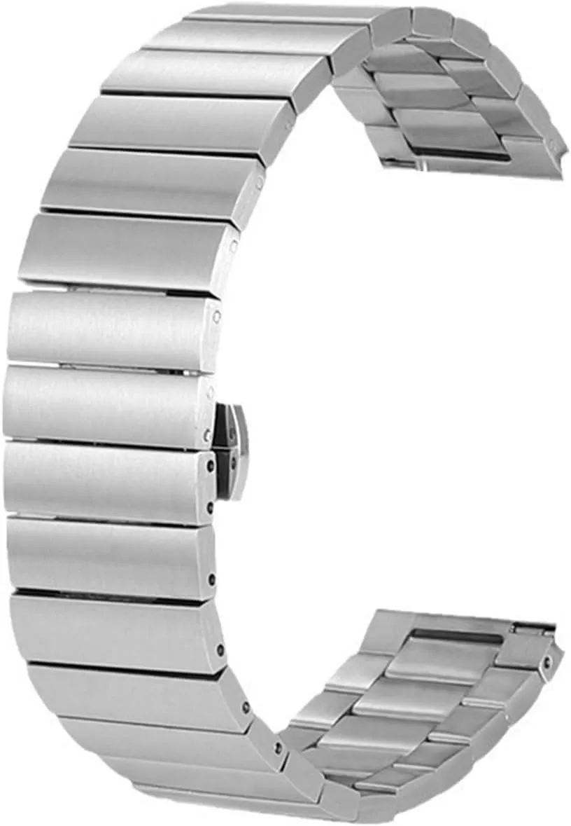 Stainless Steel Watch Band Quick Replacement Wristband 18 20 22mm Universal Strap
