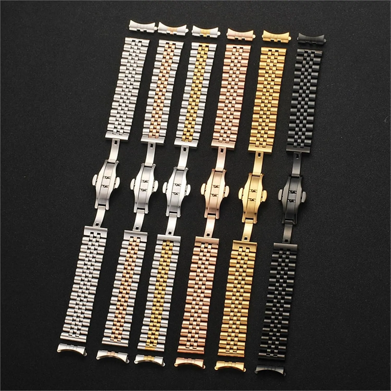Stainless Steel Watch Strap 18mm 20mm Metal Watch Strap Smart Watch Wristband Unisex Wristband