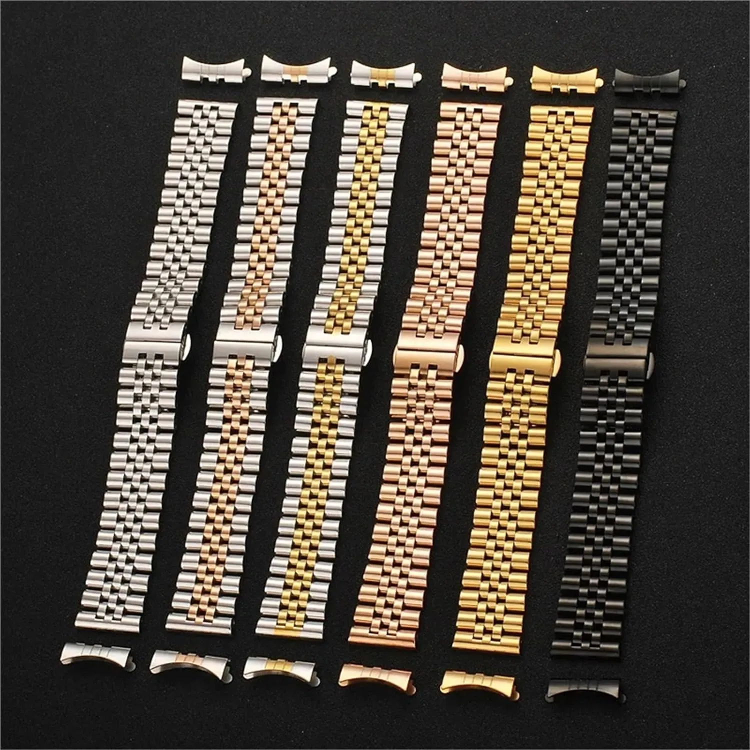 Stainless Steel Watch Strap 18mm 20mm Metal Watch Strap Smart Watch Wristband Unisex Wristband