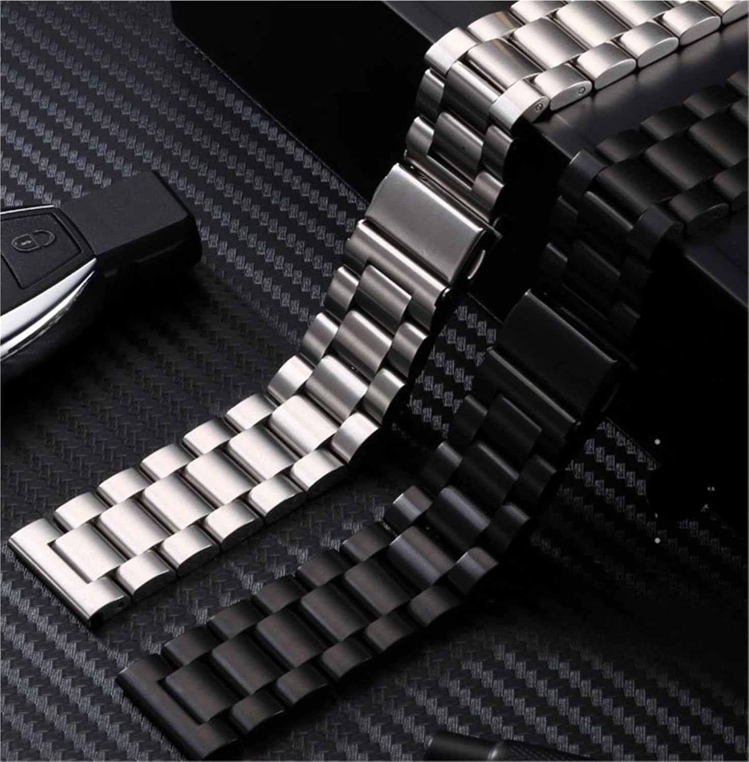 Stainless Steel Metal Strap 18mm Unisex Replacement Wristband