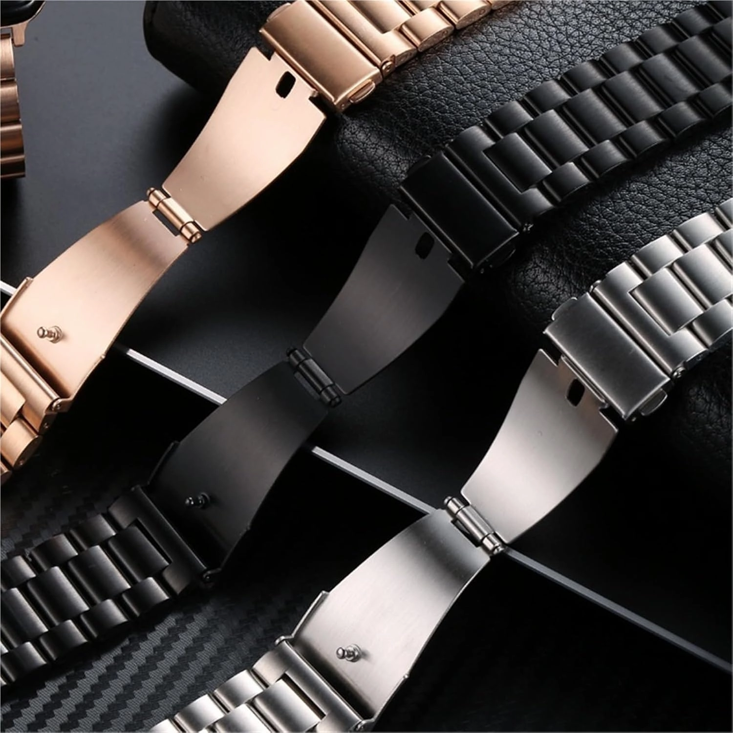 Stainless Steel Metal Strap 18mm Unisex Replacement Wristband