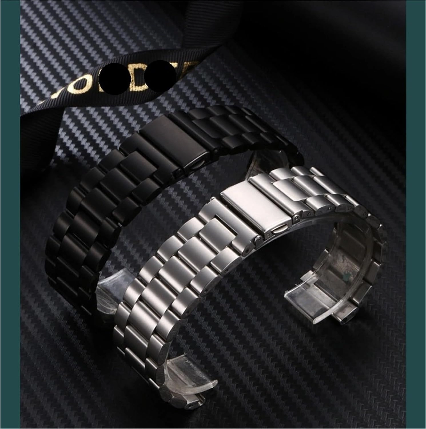 Stainless Steel Metal Strap 18mm Unisex Replacement Wristband