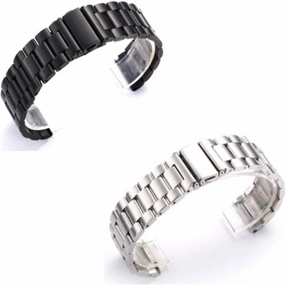Stainless Steel Metal Strap 18mm Unisex Replacement Wristband
