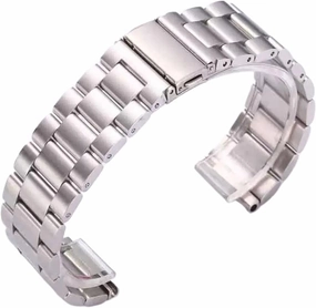 Stainless Steel Metal Strap 18mm Unisex Replacement Wristband