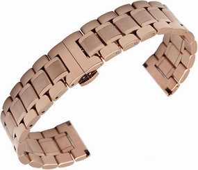 Stainless Steel Watch Band 18mm 22mm Replacement Wristband for Smart Watch Men's Women's Universal Watch Accessories