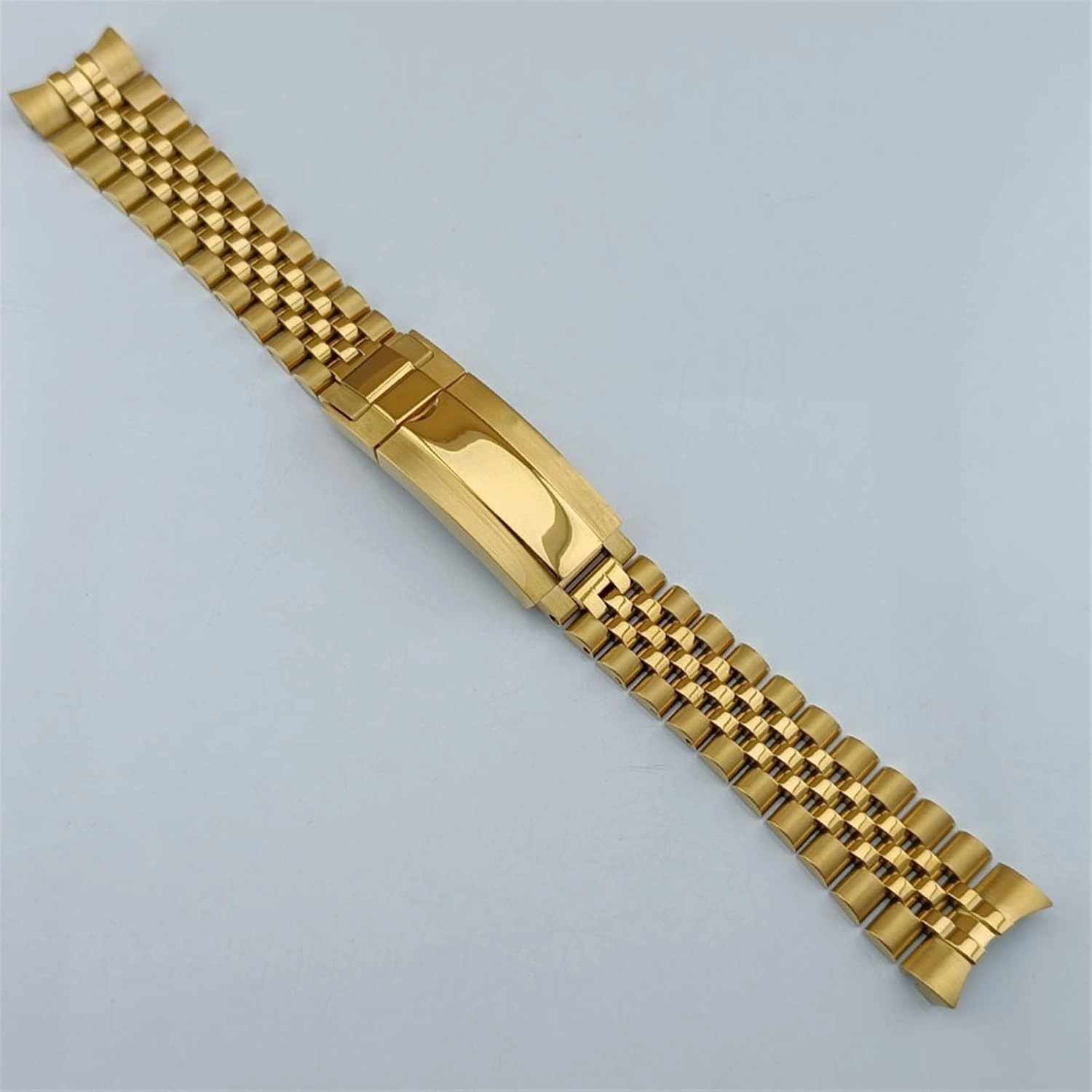 Stainless Steel Watch Band Folding Buckle 20mm Width Universal Wristband for Quartz Watch Smart Watch Quick Change Watch Accessories