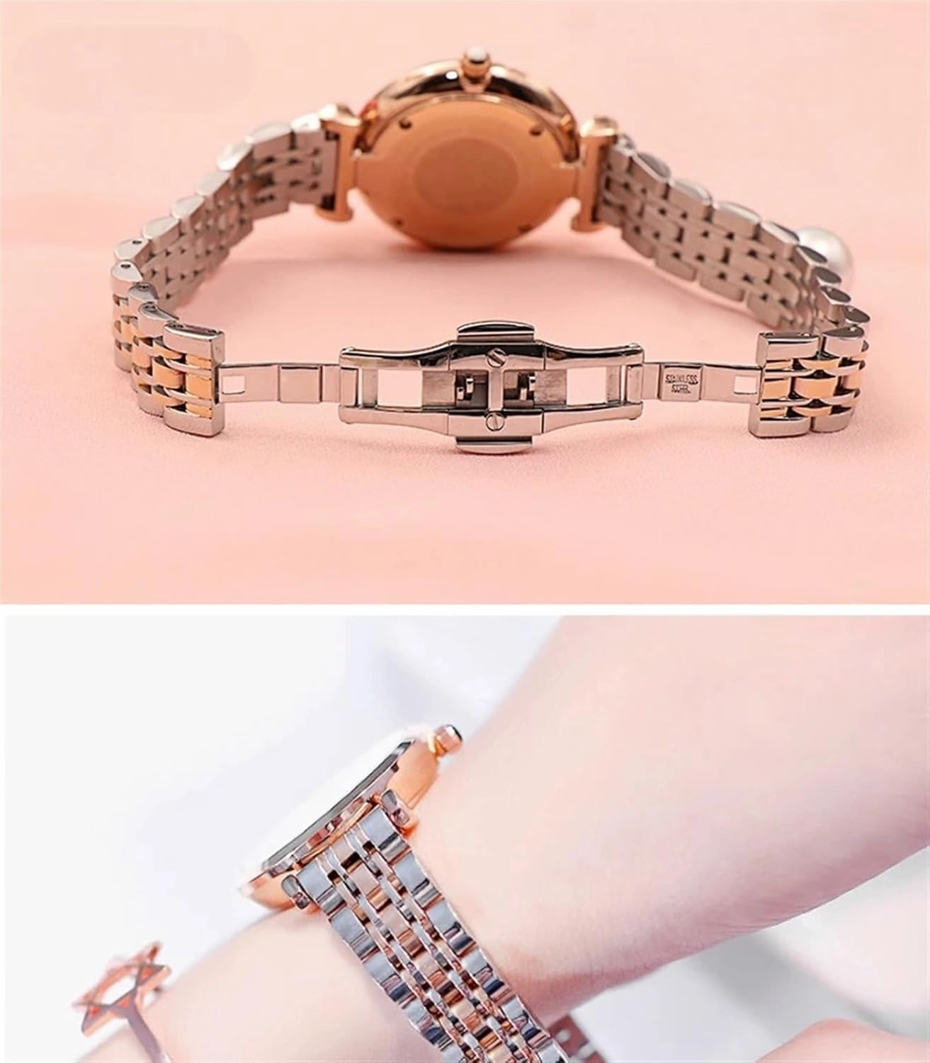 Stainless Steel Watch Strap 12mm 14mm 16mm 18mm 20mm 22mm Universal Watch Strap Suitable for Smart Watch Quartz Watch