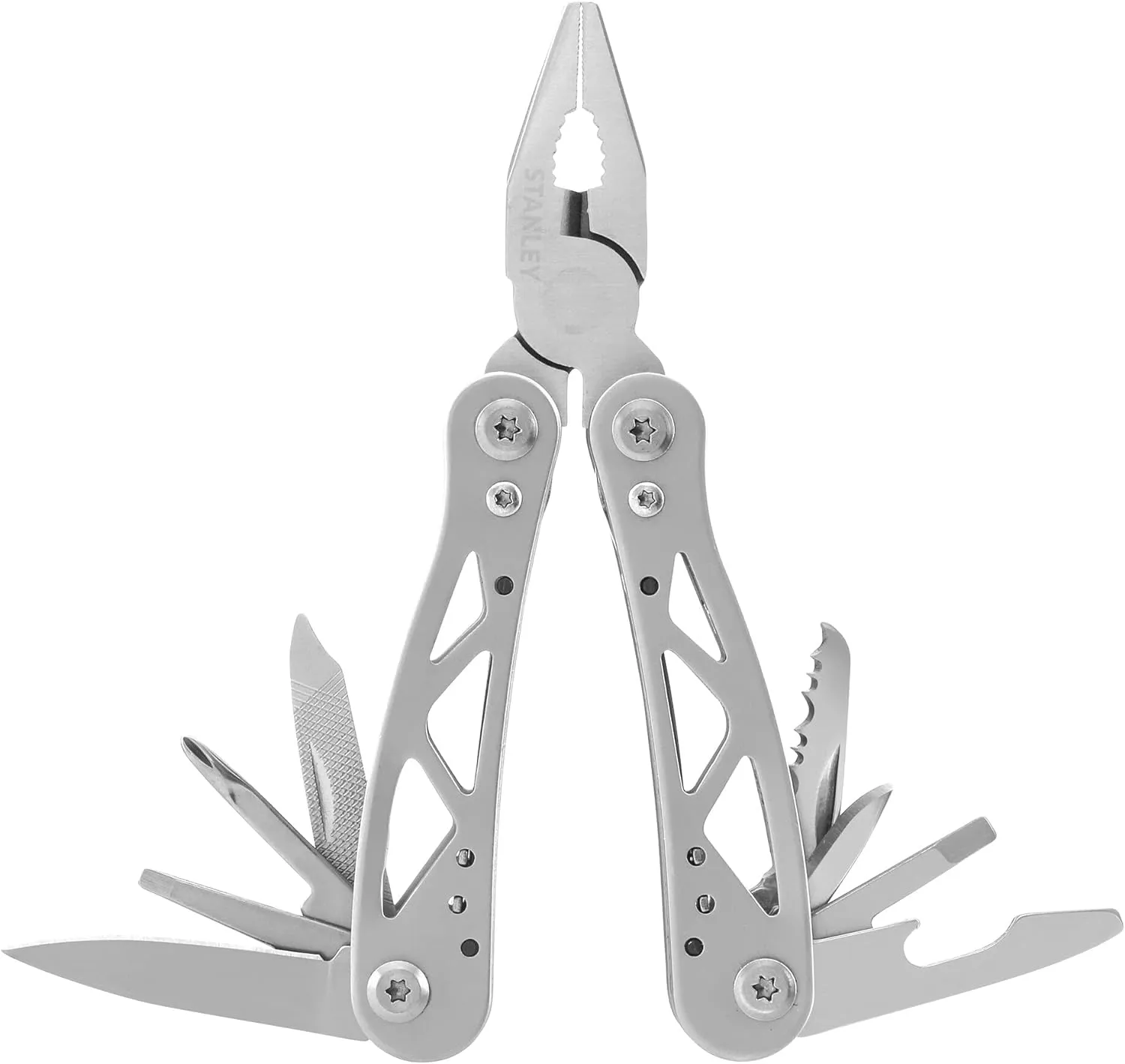 Stanley 0-84-519 12 in 1 Multi-Tool with holster, Silver