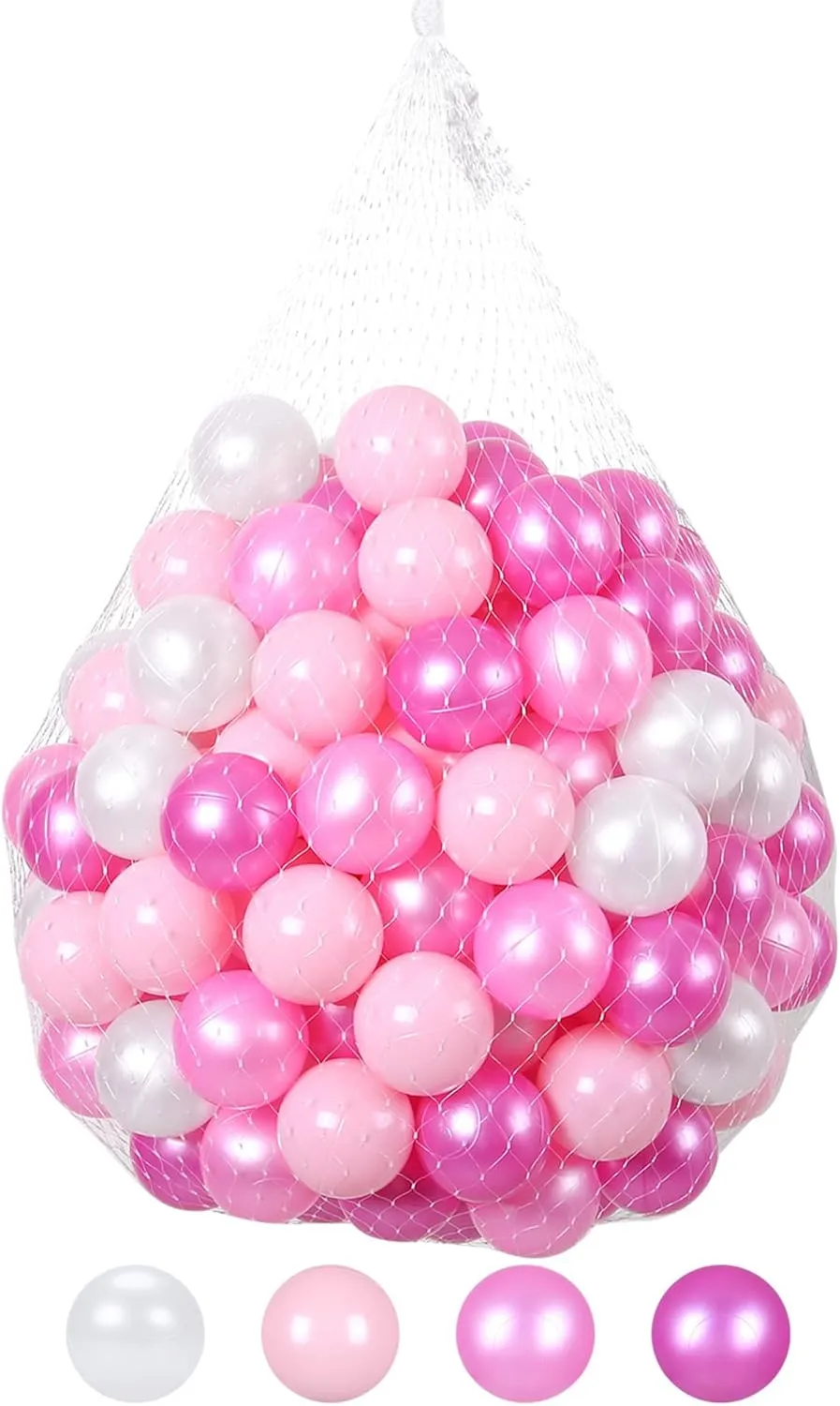 STARBOLO Ball Pit Balls 100 170 Bulk Pack - Crush Proof Non Toxic Plastic Balls Baby Girls Boy Kids Ball Pit | Play Tent Dogs Playhouse Playpen Party,2.2inches.