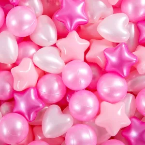 STARBOLO Ball Pit Balls for Baby and Toddler, 100pcs 200pcs Star Balls Phthalate Free BPA Free Crush Proof Plastic Balls | Colorful Balls for Toddler Ball Pit | Play Tent Dogs Playpen Party